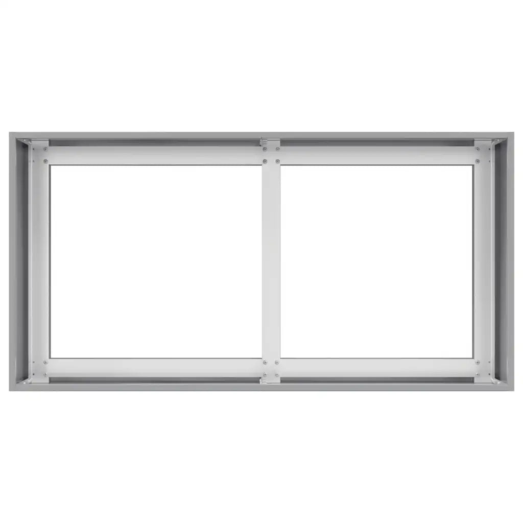 Fioriera 80x40x40 cm in Acciaio Zincato 860673