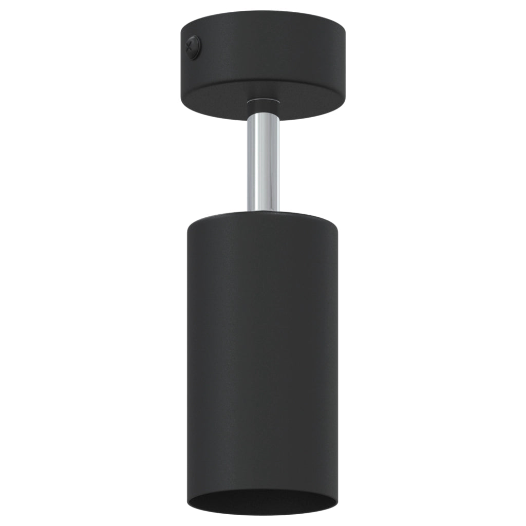 Faretto da soffitto 1 Via Regolabile Nero GU10