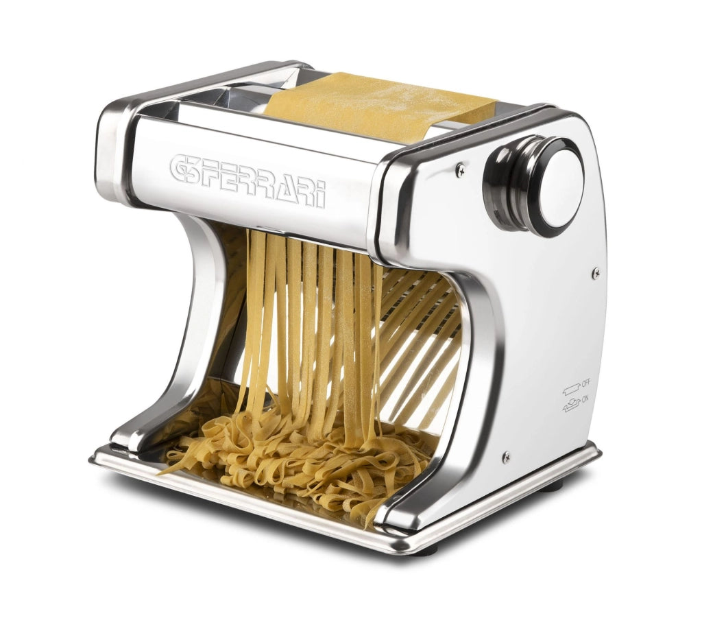 G3 ferrari g20125 sfoglia prof macchina per la pasta motorizzata, 70 w, rulli 18 cm, 7 livelli spessore, 3 formati di pasta, corpo e rulli in acciaio inox