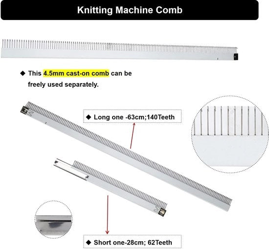 Accessorio per Tessitrice - Opzetkam 36,1 pollici - Breimachinekam - Accessorio per Breimachine - Meta - Efficienza nel Lavoro - Adatto per KH821/KH831/KH851/KH860/KH880/KH868/KH892