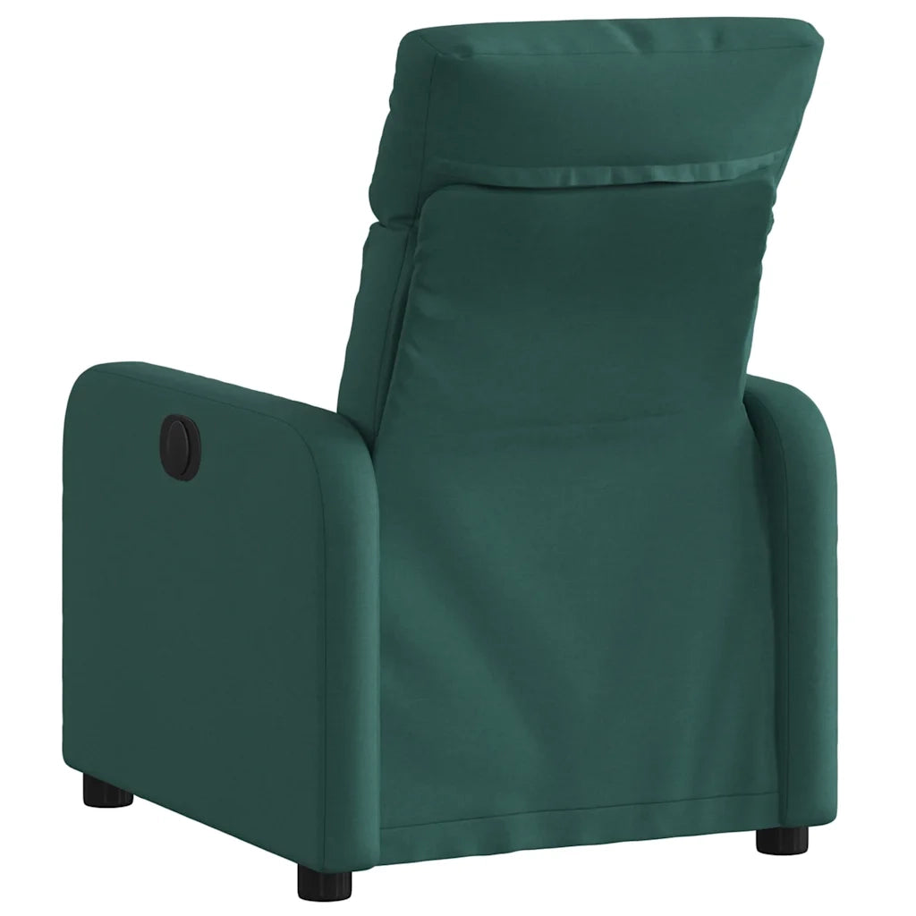 Divano Sedia-Poltrona Reclinabile in Tessuto Verde Scuro 561903