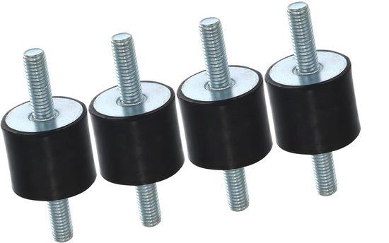 Isolatore di gomma 4 pezzi - Cinghia anti vibrazioni 30x25mm - Dampenedori di vibrazioni - Controllo del rumore - Sostituzione diretta - Materiale resistente - Dampenedore di vibrazioni