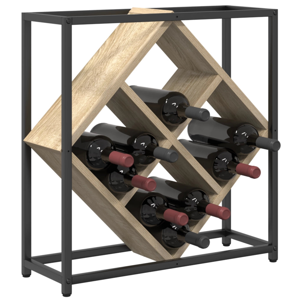 Scaffale per vino Sonoma Oak 51x18x52,5 cm in legno ingegnerizzato