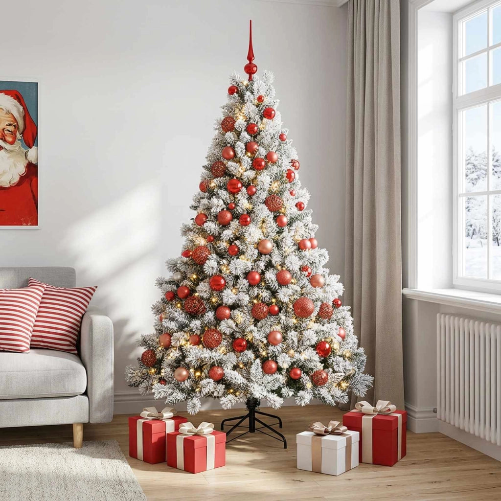 Albero di Natale Artificiale con Palline 240 cm 300 LED 3466810