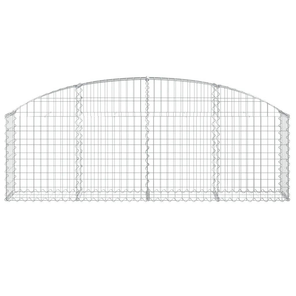 Cesto Gabbione ad Arco 200x30x60/80 cm Ferro Zincatocod mxl 128700