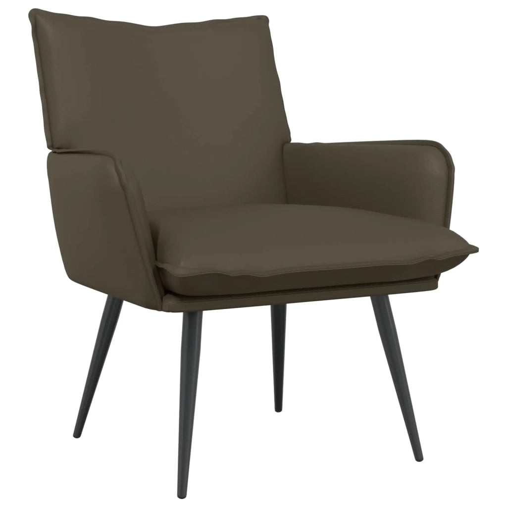 Poltrona Grigio Similpelle 42047738