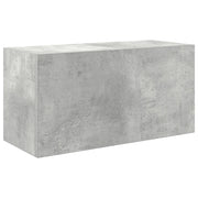 Mobiletto da bagno moderno a parete pratico contenitore 60 x 25 x 30 cm legno composito grigio cemento 02_0051254