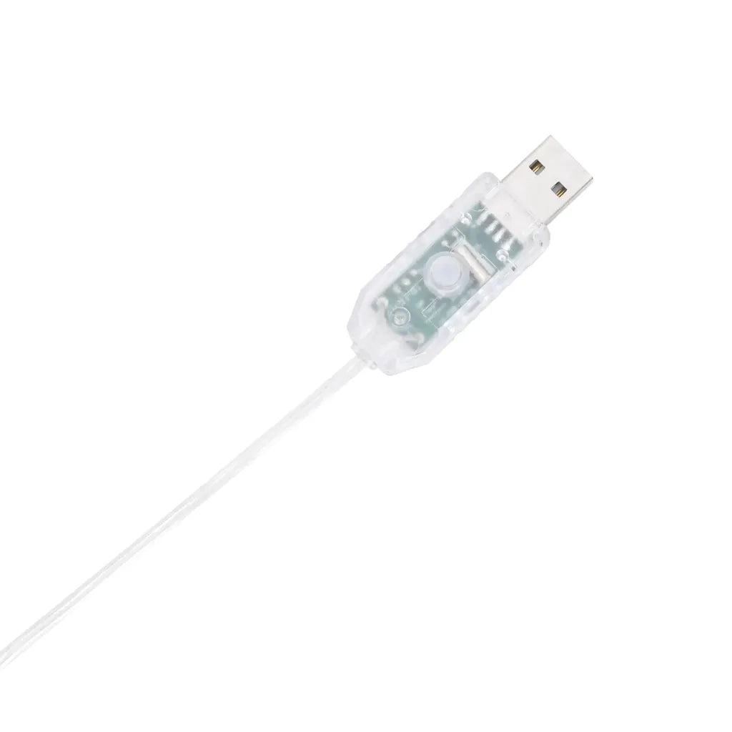 Albero di Natale a LED 100 LED Bianco Caldo 150 cm 4019498