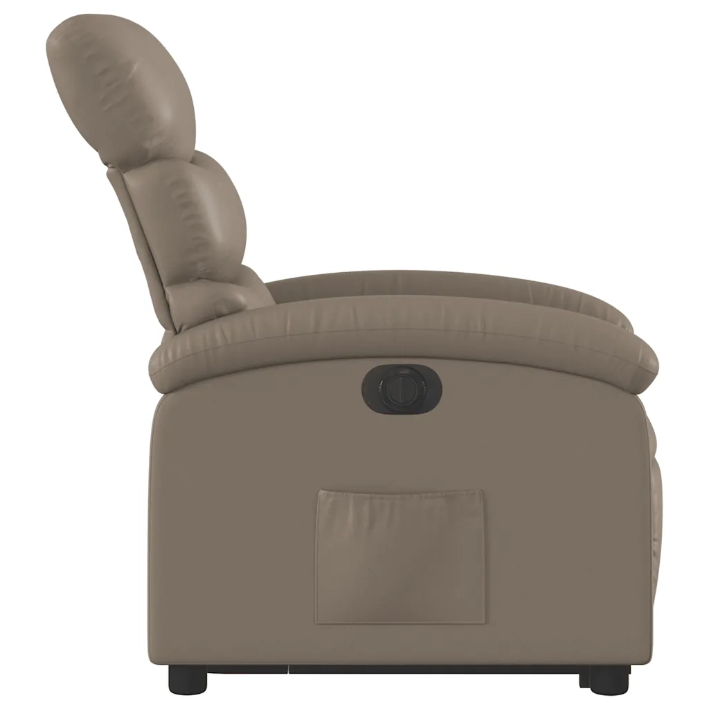 Poltrona Alzapersona Reclinante Elettrica Cappuccino Similpelle 3204060