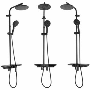 Set Doccia Da Incasso Rea Santos Black