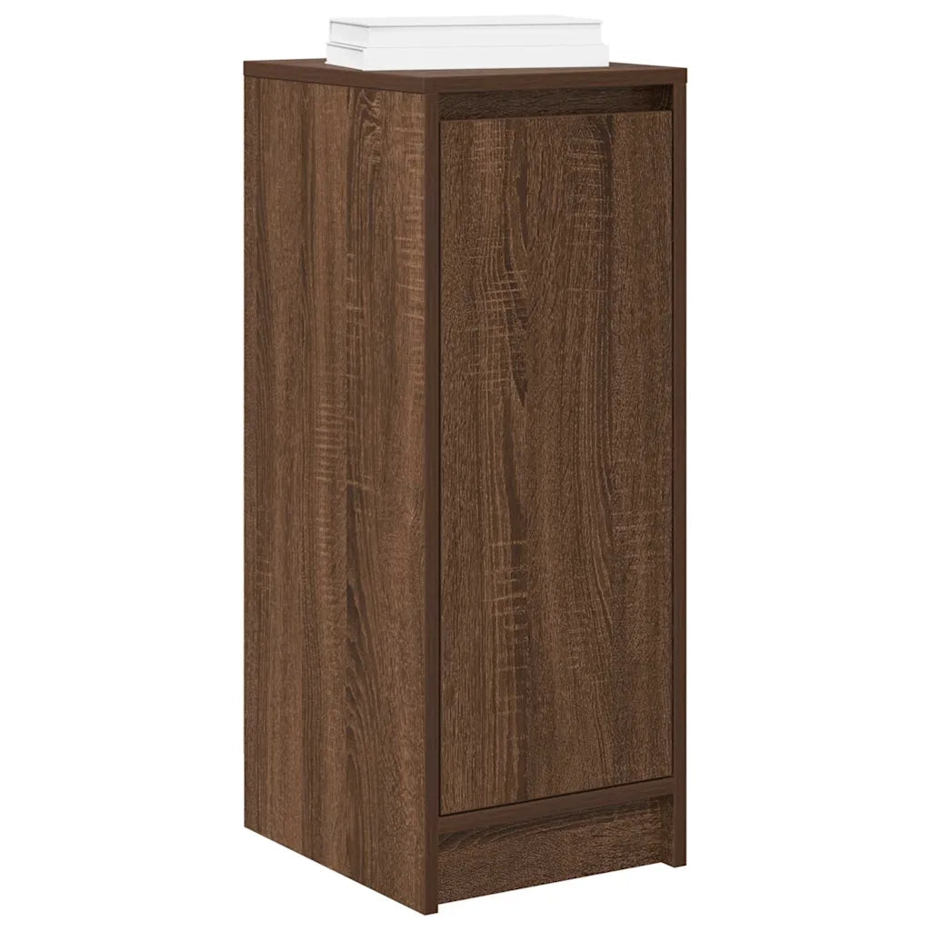 Scarpiera Rovere Marrone 29,5x34x76 cm in Legno Multistrato 861865