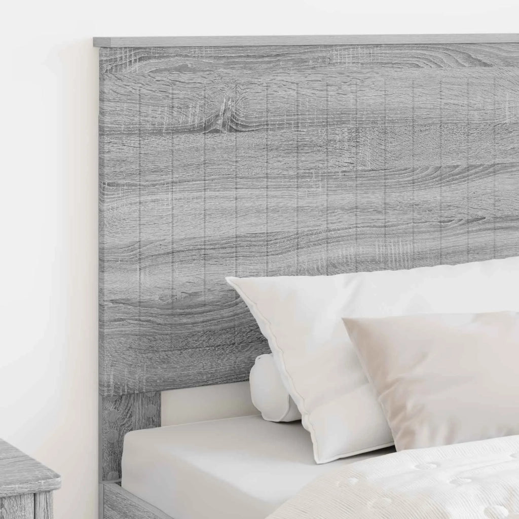 Testiera con testiera Grigio Sonoma 100 cm Legno multistrato 887798