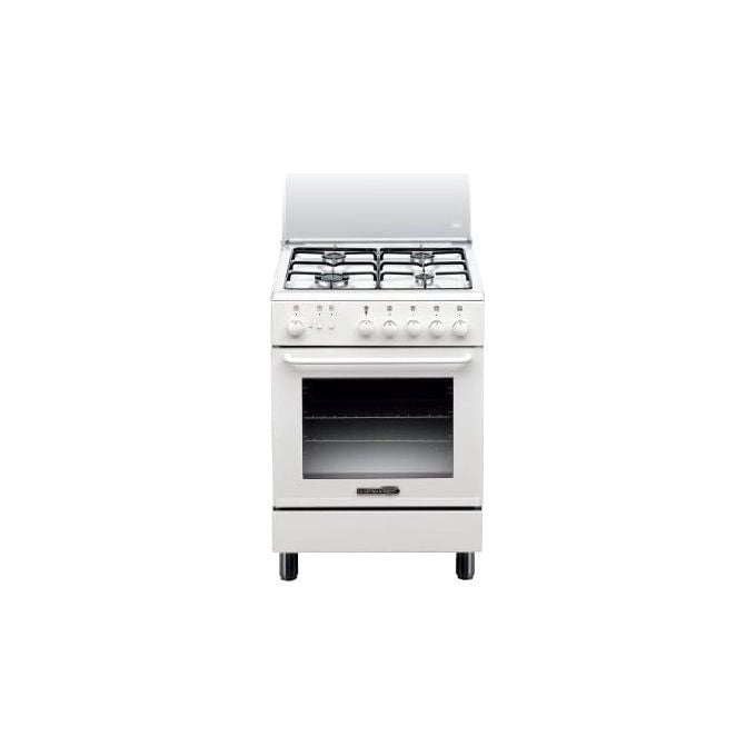La Germania S640 21 W Cucina a Gas 4 Fuochi Forno a GAs 60x60cm Bianco