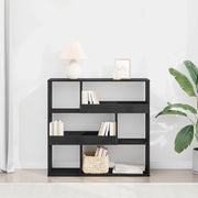 Scaffale per Libri Rovere Nero 100 x 33 x 94,5 cm 8004695