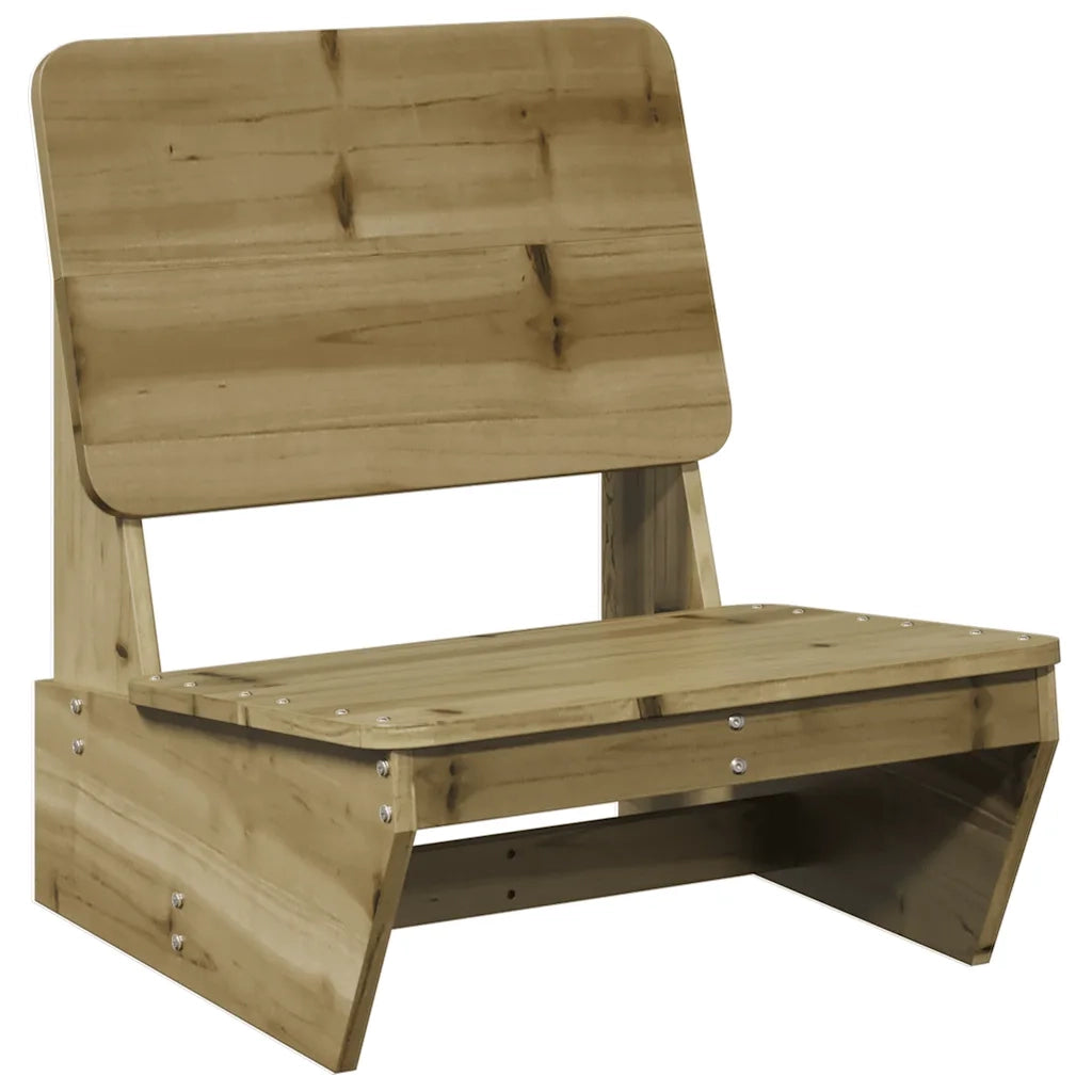 Sedia da Giardino | Sedie da Esterno 60x64x70,5 cm in Legno Impregnato di Pino