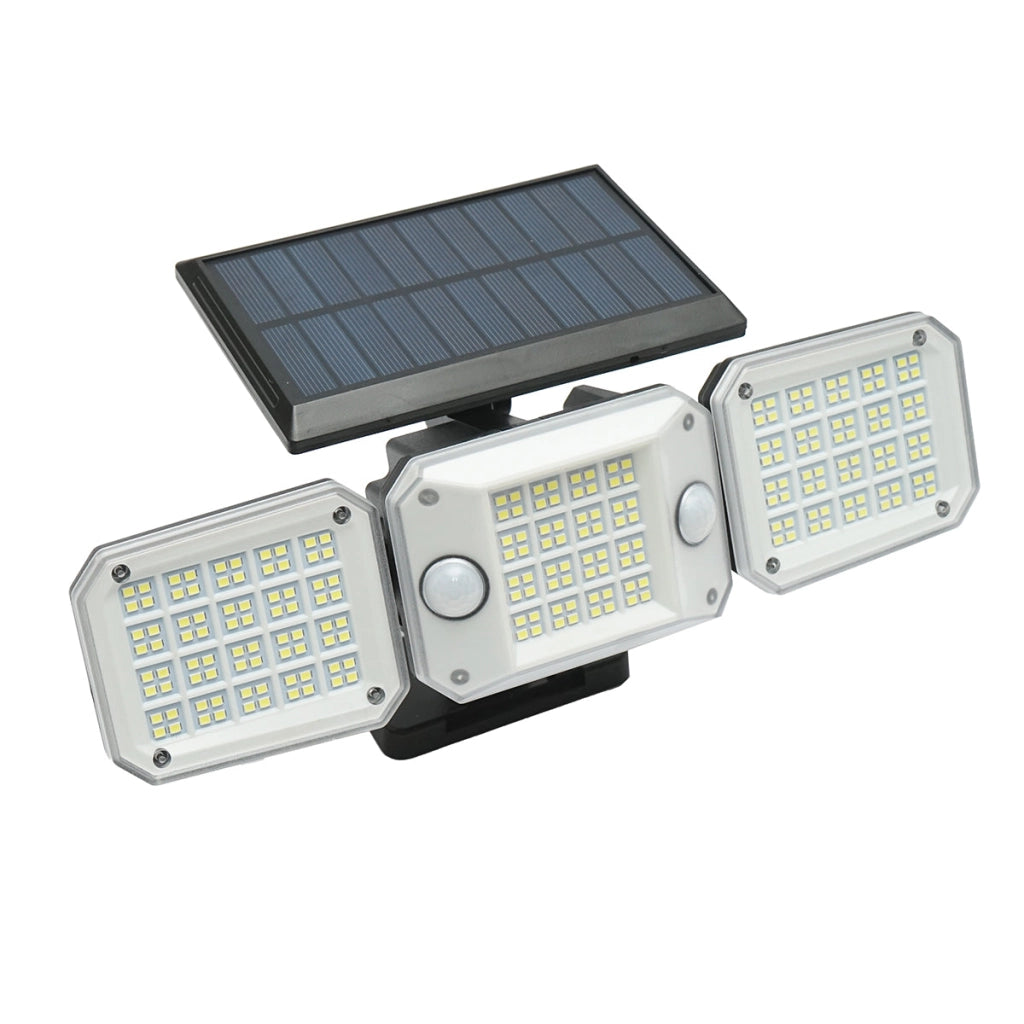 Lampada LED con pannello solare telecomandato e batteria 2000mAh, IP65