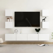 Set Mobile TV 6 pz Bianco in Truciolato cod mxl 34002