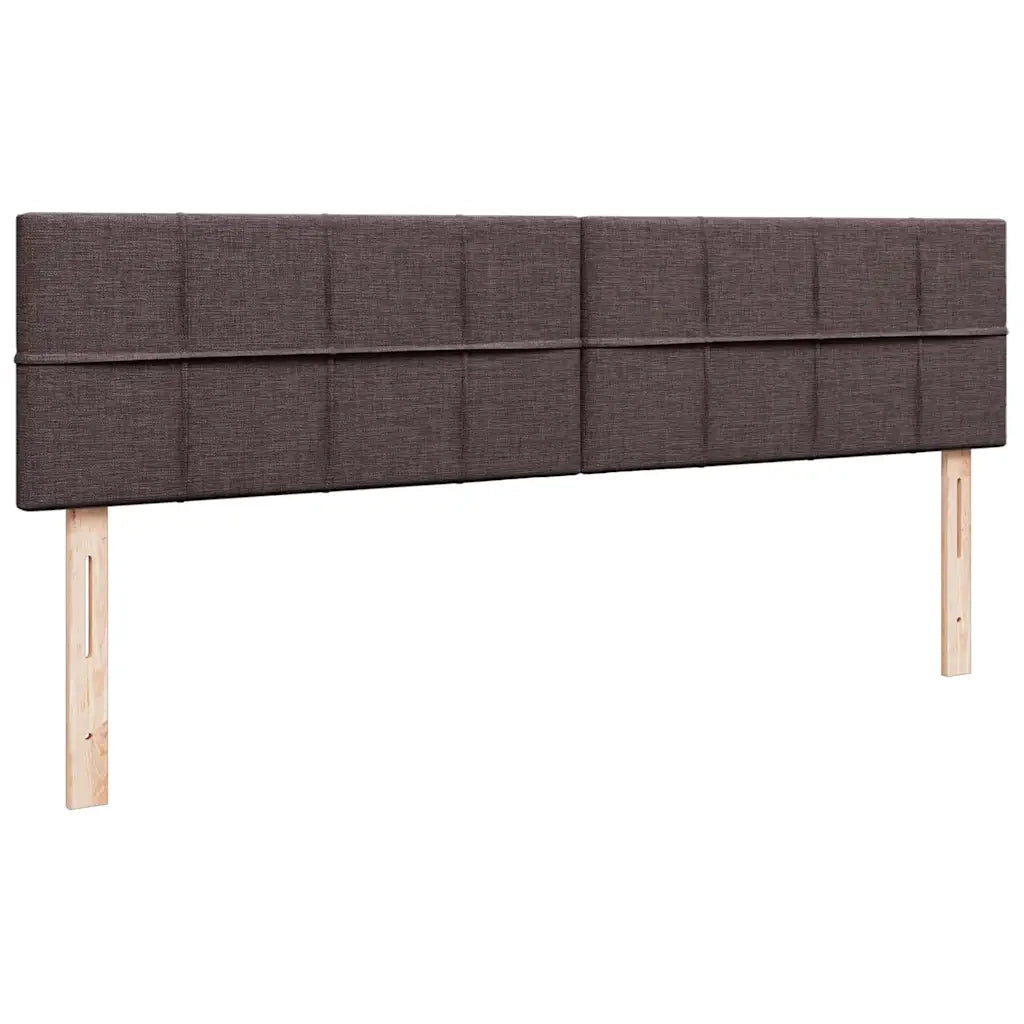 Struttura Letto Pouf con Materassi 200x200 cm in Tessuto 3312004