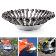 Testina Per Decespugliatore Universale Spazzola Acciaio Pulizia Pavimenti 150 6"