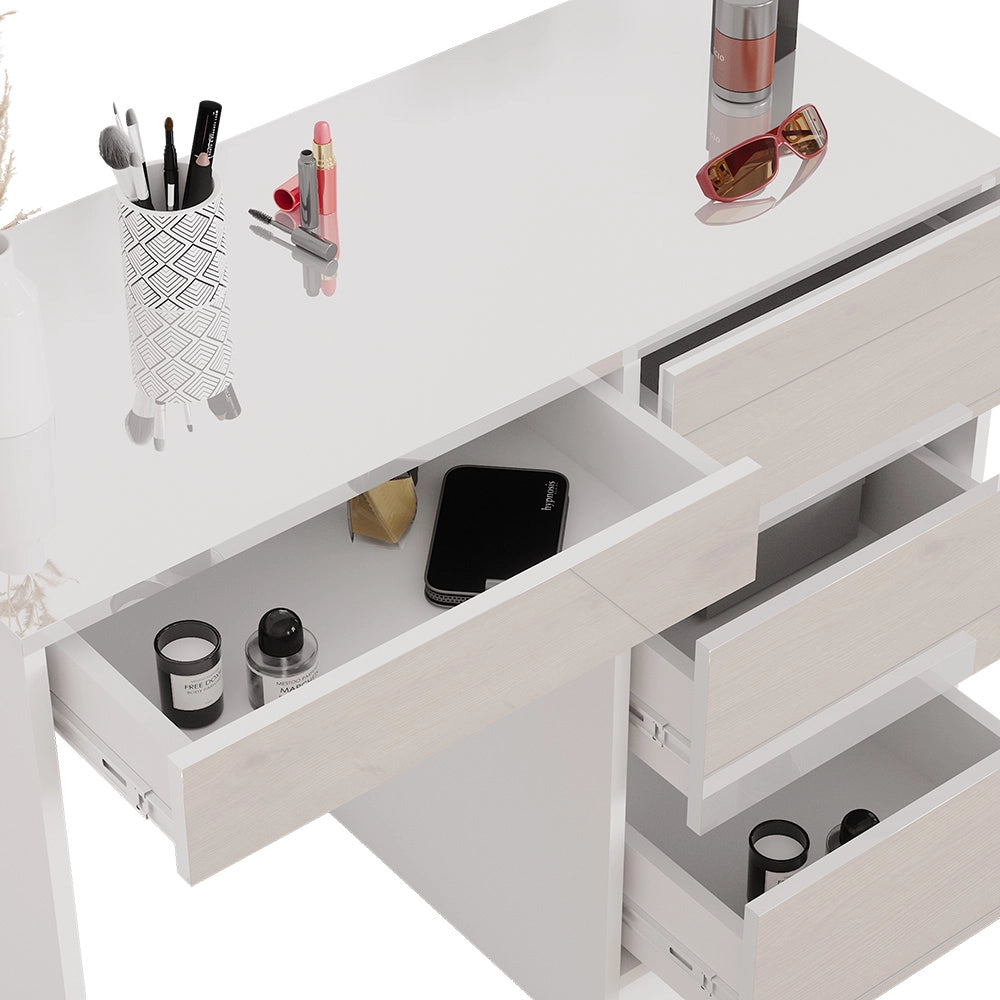 Vicco Tavolo da toeletta Bianco 40 cm Senza specchio
