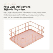 Contenitore di Stoccaggio Moderno - Contenitore di Stoccaggio Rosso Oro - Contenitori di Stoccaggio - Contenitore di Stoccaggio per Bambini - Contenitori di Stoccaggio con Coperchio - Materiale in Acciaio Duraturo - Contenitore di Stoccaggio
