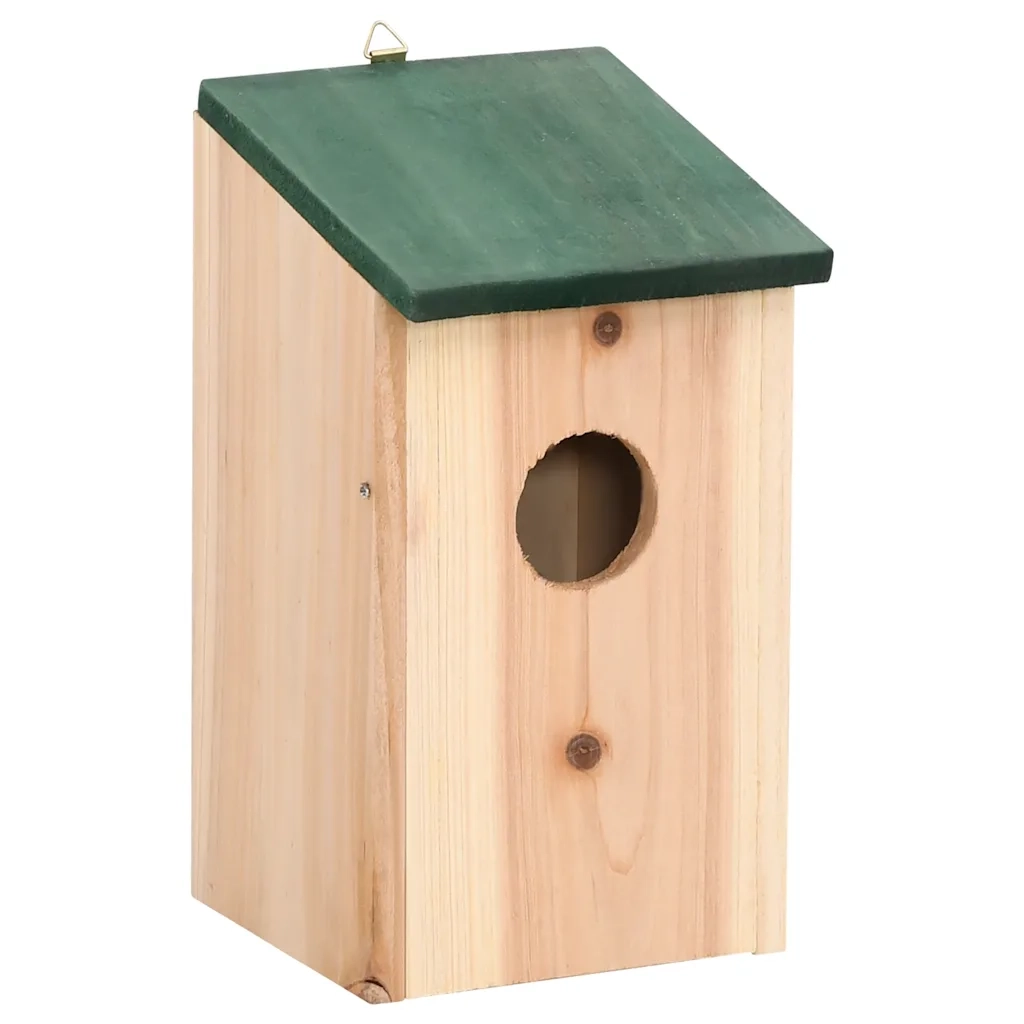 Casette per gli Uccelli 8 pz in Legno 12x12x22 cm CFW5202795
