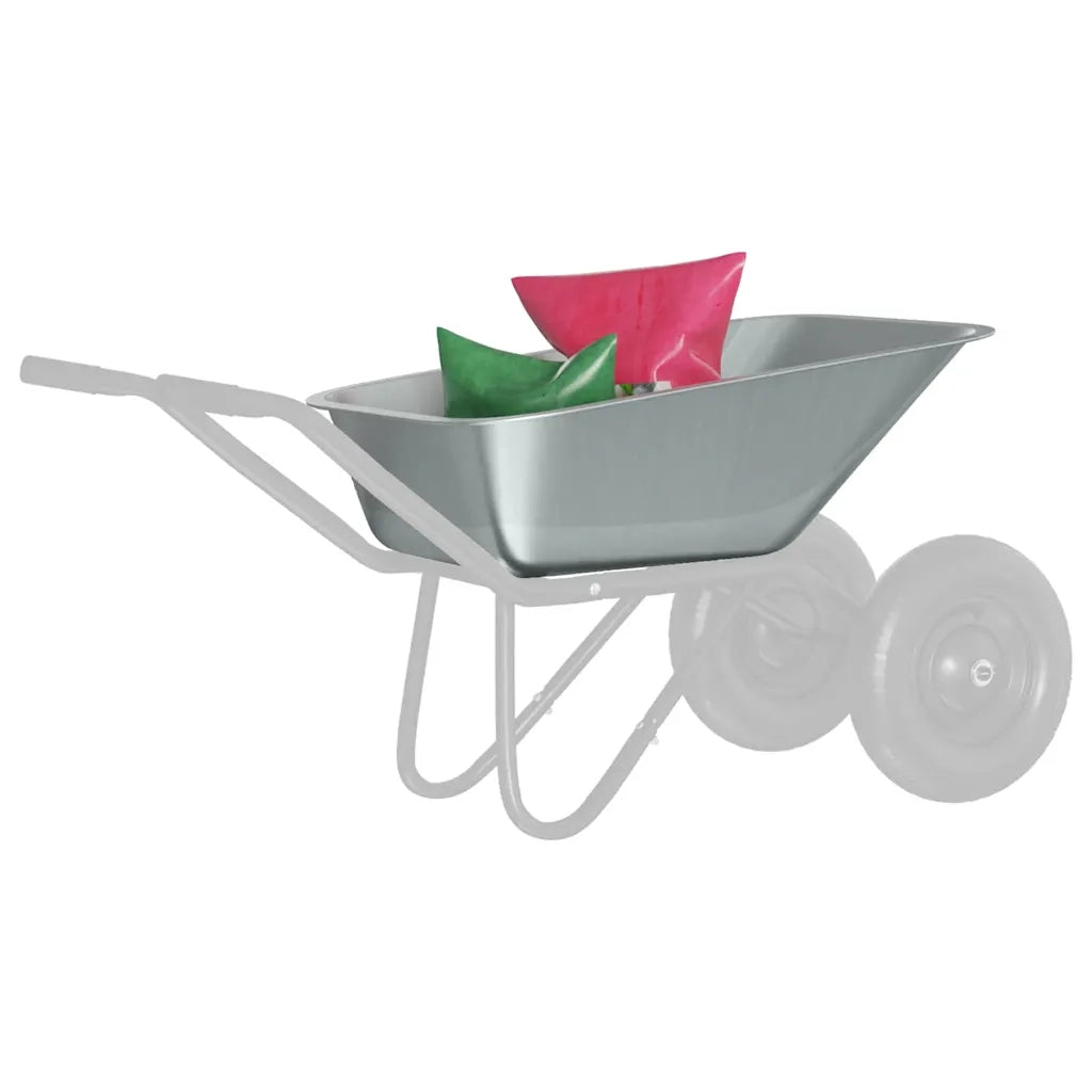 Sostituzione Vassoio Carriola Argento 88 x 60 x 32 cm Acciaio