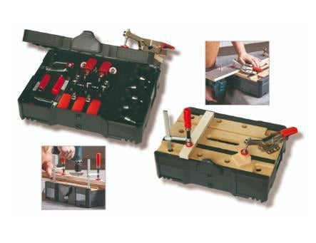 BESSEY STC-S-MFT morsa Morsetto a ginocchiera Nero, Rosso, Argento, Legno
