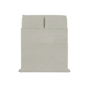 Set Lenzuola Matrimoniale Sopra Sotto e 2 Federe Linea Water Washed Sabbia