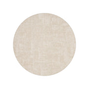 Tovaglietta tonda double face  Ø38 cm bianco latte