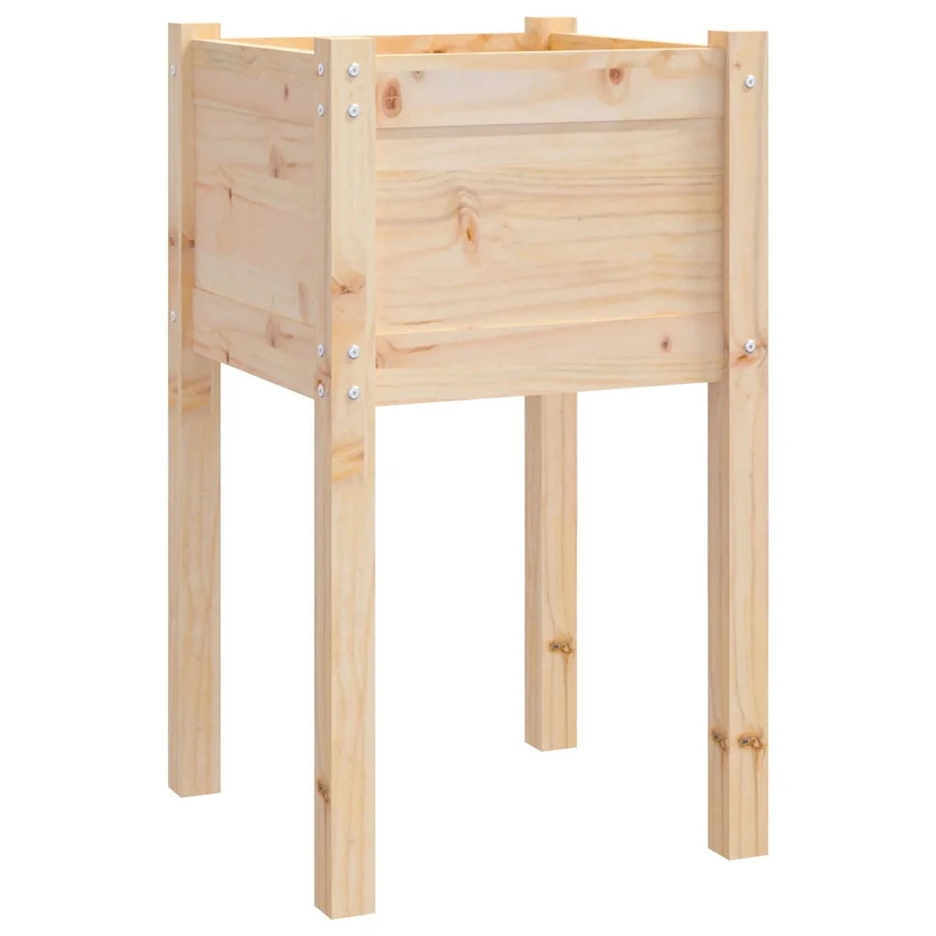 Fioriere da Giardino 2 pz 40x40x70 cm in Legno Massello di Pino cod mxl 67041