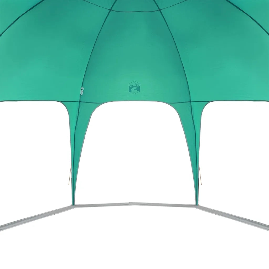 Tenda per Feste-Tenda da campeggio Verde Mare Impermeabile 213033