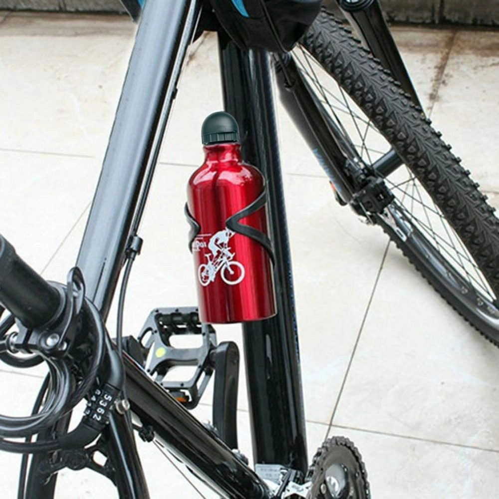 Trade Shop - Borraccia In Alluminio Con Beccuccio Retraibile Tappo Antipolvere 500 Ml Xc-2505 -