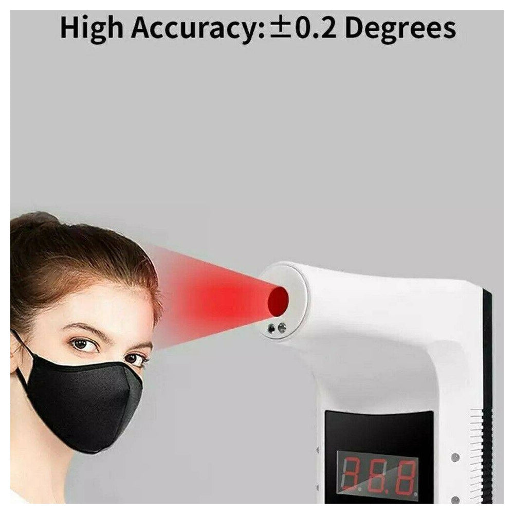 Trade Shop - Termoscanner Ir Infrarossi Termometro Digitale Autonomo Da Parete Muro Febbre -