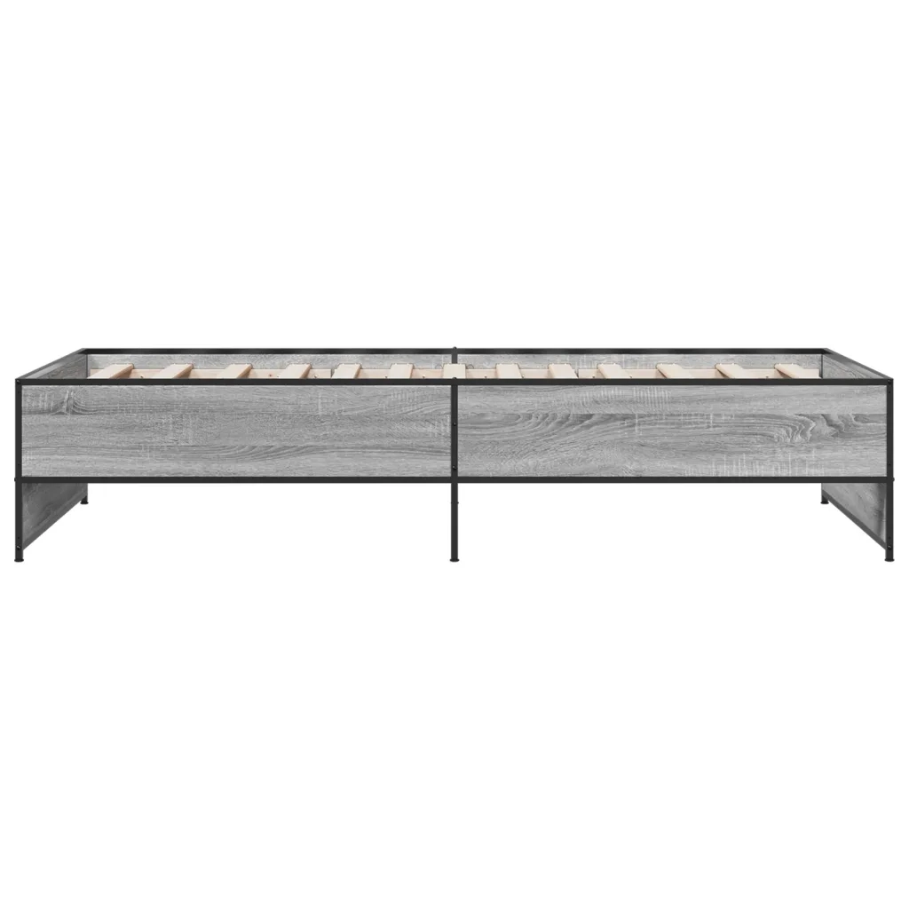 Giroletto senza Materasso-Struttura Letto Rovere Sonoma 90x190 cm 252563