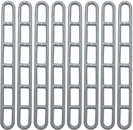 Accessori per tende 8 pezzi - Extra resistenti - Adattabili - per camping all'aperto - 22x2,5 cm - Accessori per steli di tenda