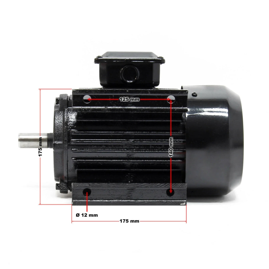 Motore asincrono trifase con rotore in rame 2 poli 2,2 kw 400 V IP44 elettrico 16_0002443