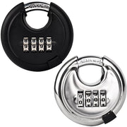 2-pack di supporti a molla con combinazione di 4 cifre, slot a U resistente alle intemperie per magazzino, scuola, archiviazione, spessore 10 mm, 70 mm