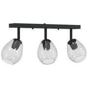 Faretto da soffitto Nero 54 x 13 x 26 cm Vetro e Metallo CFW5611676