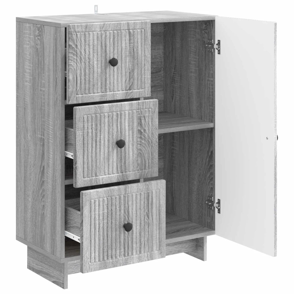 Credenza Grigio Sonoma 66 x 34,5 x 90 cm Legno ingegnerizzato 893941