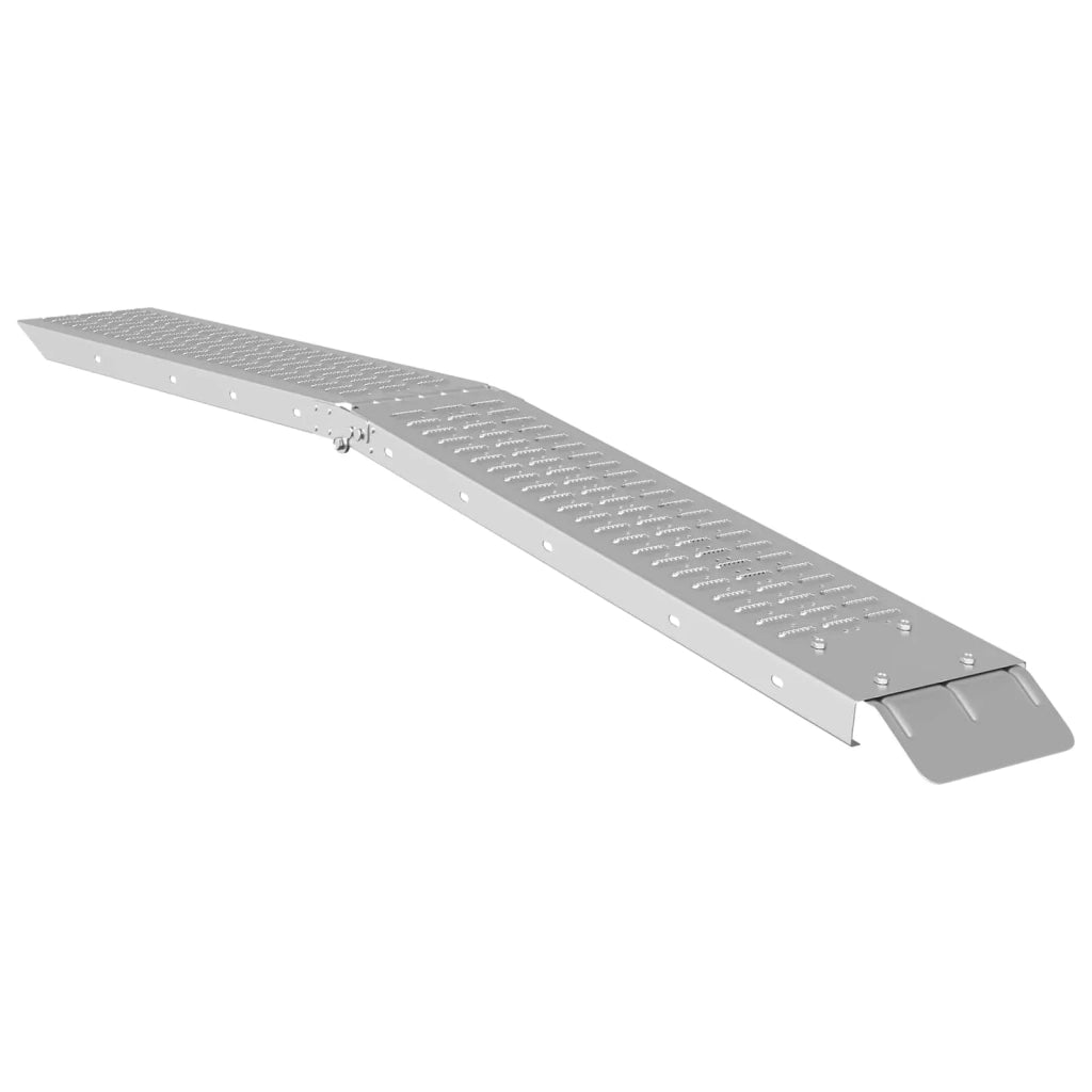 Rampe Pieghevoli 200kg per rampa 2 pz Argento Acciaio zincato CFW8881449