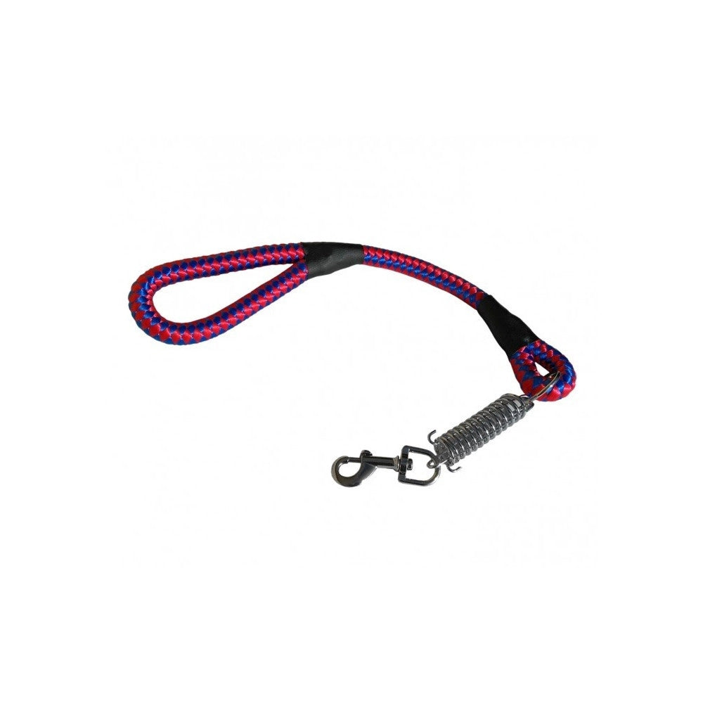 Trade Shop - Guinzaglio Corto Mod. San Diego Corda Intrecciata Con Moschettone A Molla 60 Cm -