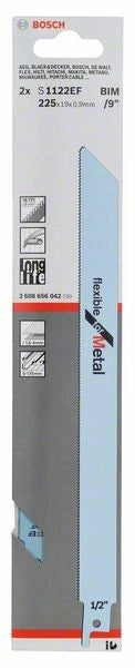 2608656042 - Set 2 lame per sega universale S 1122 EF Flexible for Metal