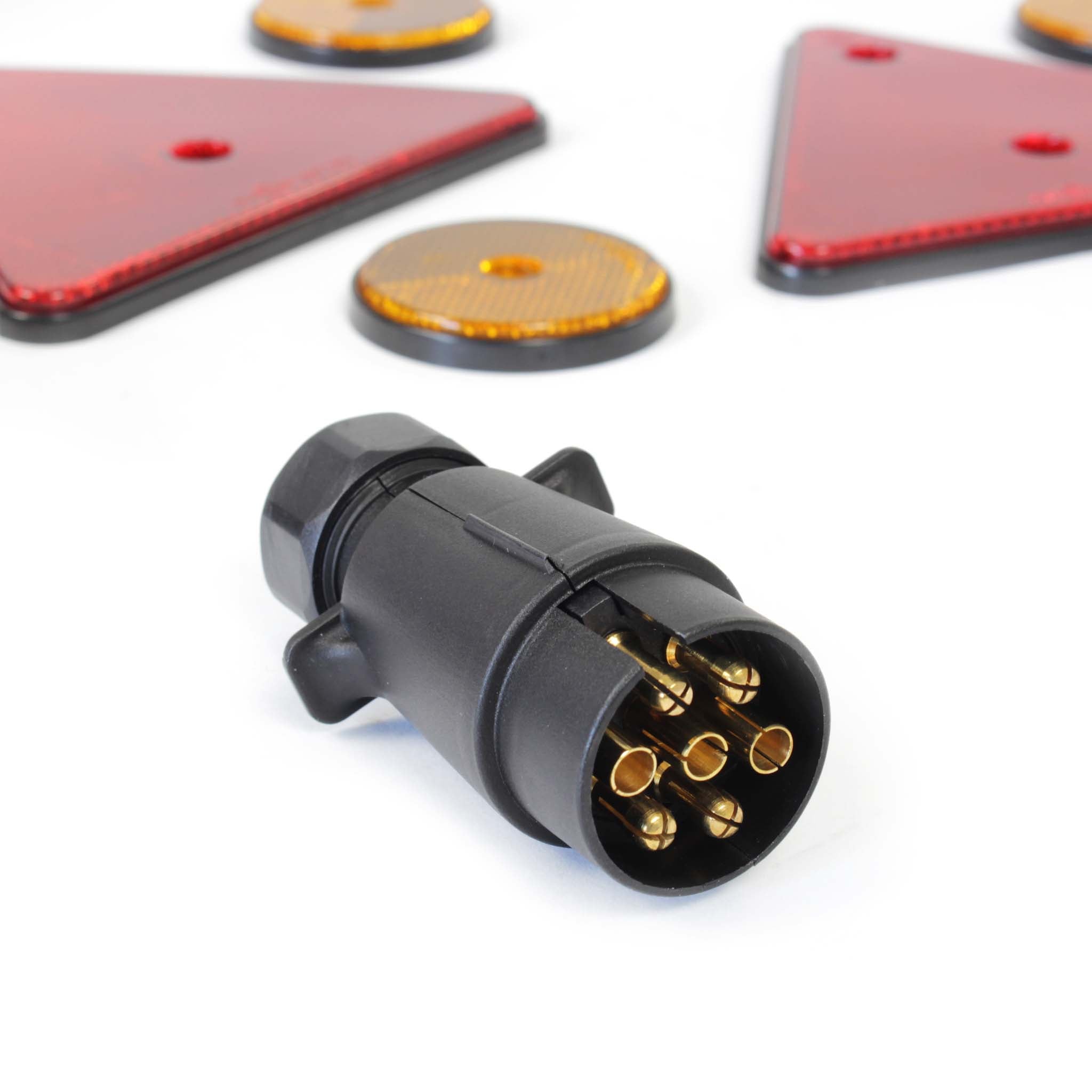 Set di luci per rimorchio con spina a 7 poli Luci, riflettori e cavo per rimorchi