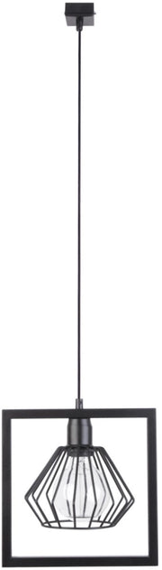 Sigma Lighting Saga lampada a sospensione nera sfera vetro E27