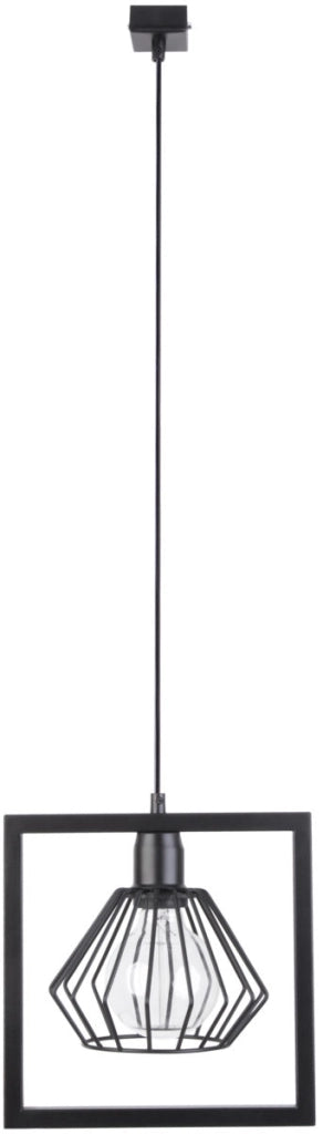 Sigma Lighting Saga lampada a sospensione nera sfera vetro E27