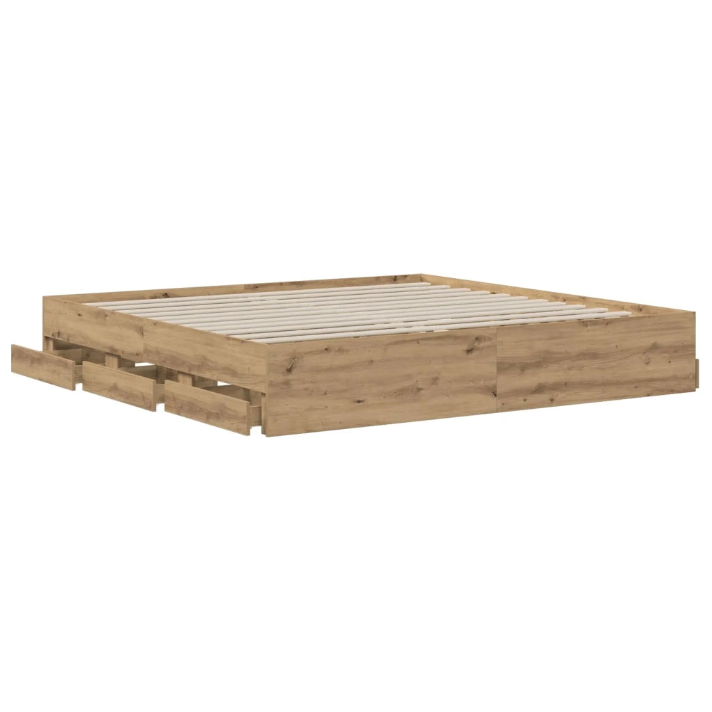 Telaio del letto con storage Rovere Artigianale 180 x 200 cm 3445761
