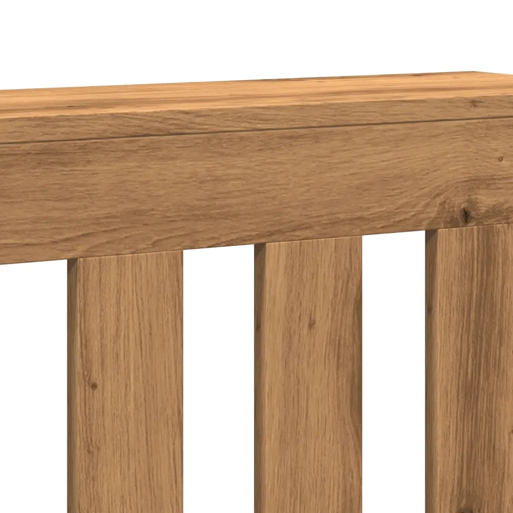 vidaXL Copertura Termosifone Rovere 104x20x82 cm in Legno Multistrato