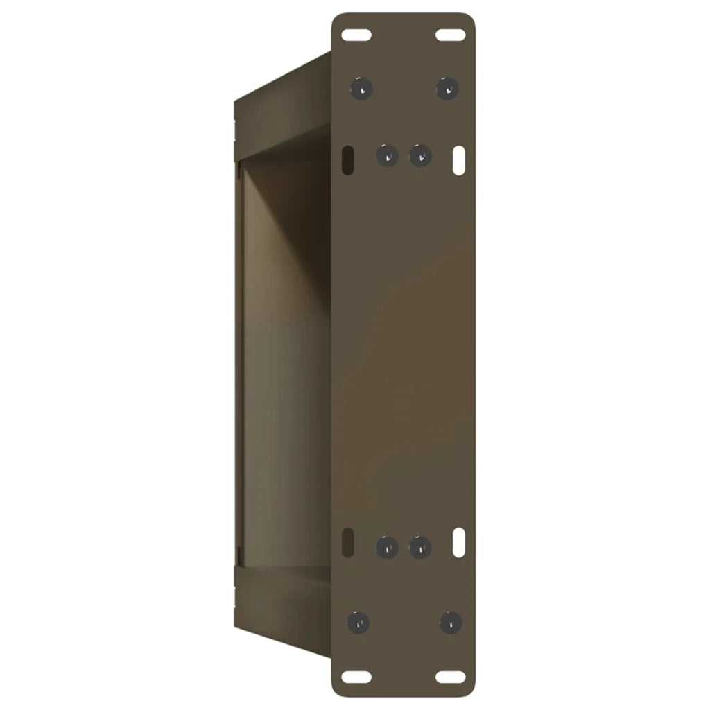 Gambe per Tavolino da Caffè a Forma di U 2 pz Acciaio Naturale 28x(42-43) cm Acciaio 4012759