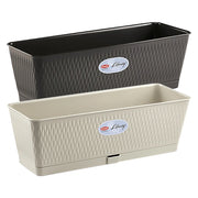 BALCONETTA RETTANGOLARE 'LIBERTY' lt.9 - grafite  - STEFANPLAST